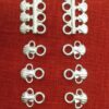 Pair of eyelet bars and 8 lacing eyelets with shells