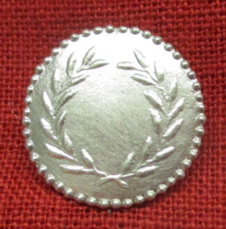 The 3/4" laurel wreath button