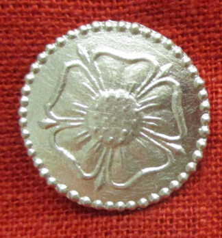 The 3/4" rose button