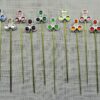 veil pins with stones in 12 colors