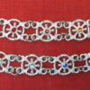 Selection of links with glass stones, covering the range of available colors.