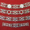 Four combinations of links for collars
