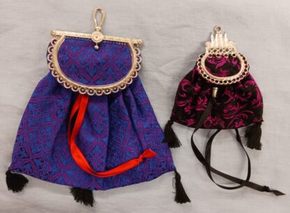 Large and small purses made on Billy and Charlie's frames