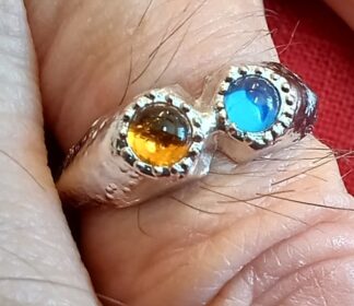 Ring with Two Stones